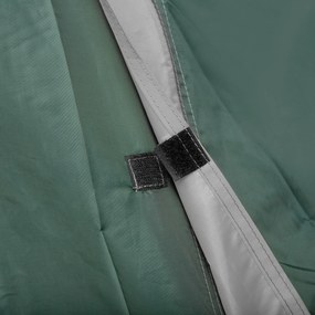 Outsunny cort de camping pentru 2 persoane, orificii din plasă, cârlig pentru lampă, geantă de transport, gri+galben | Aosom Romania