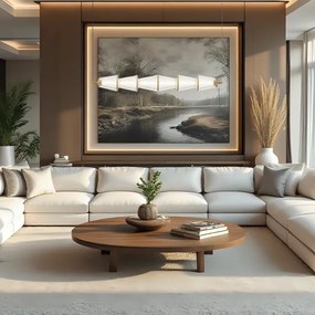 Lustră LED pe cablu SANSA LED/11W/230V auriu/transparent