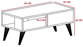 Măsuță de cafea Seul White