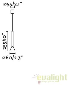Pendul LED stil modern minimalist DANKA auriu 64223