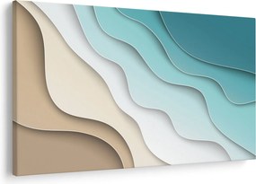 Tablou abstract cu plaja mării (90x60 cm)