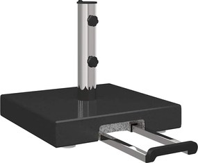 vidaXL Bază pentru umbrelă Negru 41 x 41 x 37 cm Granit