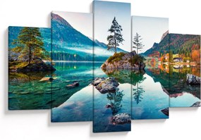 Tablou - Lacul Hintersee, Alpii Bavarezi, Austria (150x105 cm)