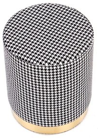 Scaun Aruna, negru/alb