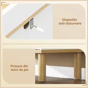 HOMCOM dulap jumătate de coloană independent | Aosom Romania