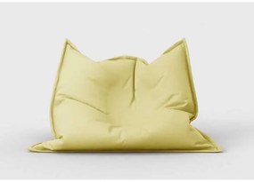 Fotoliu tip Perna Magic Pillow, Material Piele ecologica - Galben