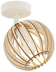 Aplica de perete design modern Parula maro deschis, bej