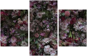 Tablou - Perete de flori (90x60 cm)