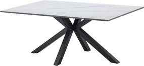 Masuta de cafea cu blat ceramic GALAXIE Alb 100x60cm
