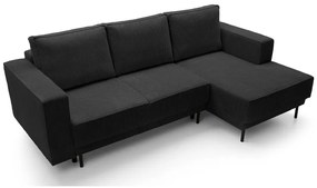 Colțar Rodriguez mini (D) (negru + negru). 1099126