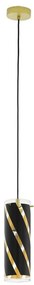 Eglo 97766 - Pendul pe cablu PINTO NERO 1, 1xE27/60W/230V
