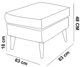Taburete Samaya (albastru închis). 1087791