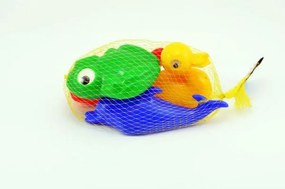 Set de înot animale 4 buc într-o plasă 20x14x7cm 12 luni +