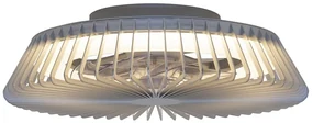 Lustra LED Smart cu Ventilator si telecomanda HIMALAYA argintiu