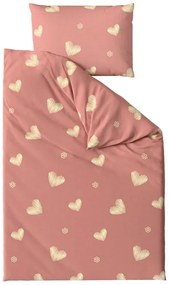 Lenjerie de pat din microfibra ORANGE HEART, roz Dimensiune lenjerie de pat: 70 x 90 cm | 140 x 200 cm