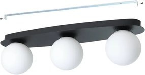 Eglo 902092 - Plafonieră LED pentru baie CASTROVIDO 3xG9/4,2W/230V IP44 neagră