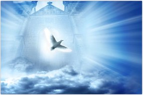 Tablou - Porumbelul lui Dumnezeu (90x60 cm)