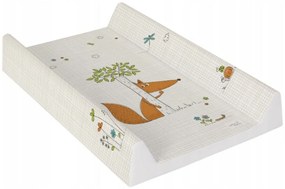 Pernuță de înfășat CEBA 50x80cm, părți dure, înălțate - Vulpe, ecru