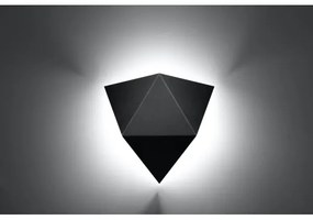 Aplică perete SOLIDO 2xG9/40W/230V negru