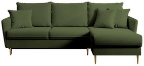 Colțar Vivaldio L  (verde + auriu). 1098872