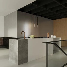 Lustră pe cablu MOSAIC 3xG9/12W/230V neagră/cromată