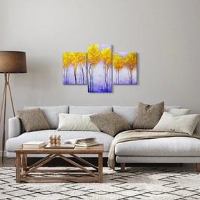 Tablou - Copaci galbeni (90x60 cm)