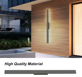 Brilagi - Aplica LED de exterior LUNA, 24 W, 230 V, 4000 K, IP65, antracit