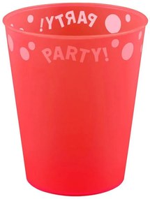 Party Red Pahar premium micro roșu din plastic 250 ml