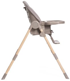 Scaun de masă pentru copii Chicco Polly Essential gri/maro