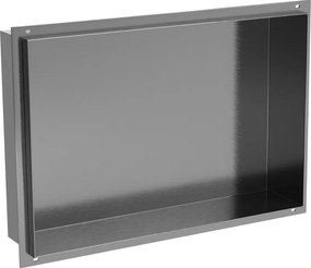 Mexen X-Wall-NR raft încastrat fără flanșă 45 x 30 cm, gri pistă periat - 19E1453010