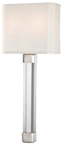 Veioza, lampa de masa, design modern LARISSA nichel lustruit