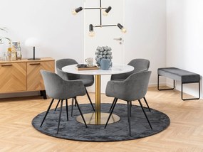 Set de mese Oakland 74775cm, 70 kg, Numărul de locuri: 4, Rotund