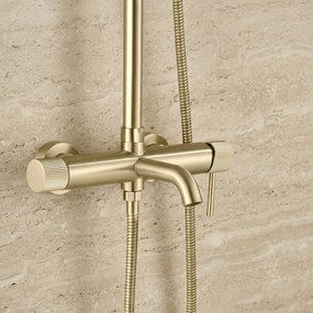 Set dus Rea Lungo Stripe Brush Gold