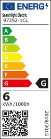 Aplica perete LED design modern Cyclone 97292-1CL SRT