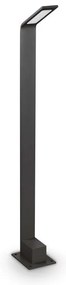 Stalp LED iluminat exterior modern Agos pt h80 3000k negru