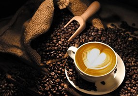 Fototapet - Cappuccino (147x102 cm)