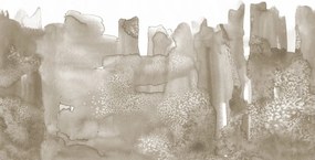Fototapet, Watercolor City, Beige, Rebel Walls