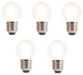 Set de 5 becuri LED cu filament cu dimmer E27 3W 250lm 2700K