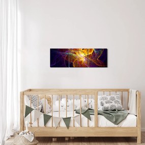 Tablou abstract (cu ceas) (90x30 cm)