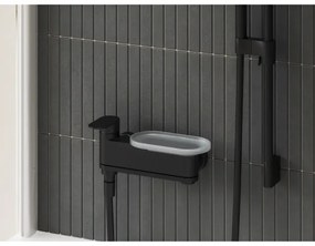 Ravak X070463 - Baterie de cadă CHROME neagră