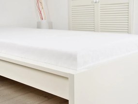 Cearsaf din bumbac DELUXA 145x245 cm alb