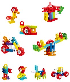 SET DE CONSTRUCTIE STEAM - FUN BLOCKS (26 PIESE) - BUFNITEL (188-676)
