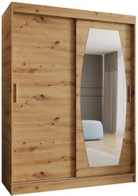 Dulap de haine 150 cm Rosaria (Stejar artisan). 1126296