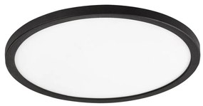 Plafoniera LED slim 29cm Gonzalo negru/alb