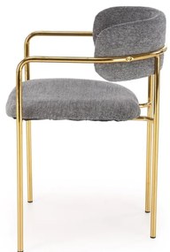Scaun K537 gri/gold