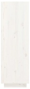 Pantofar, alb, 34x30x105 cm, lemn masiv de pin 1, Alb