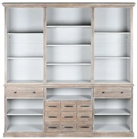 Bibiloteca, natur, din lemn de mango, Archive