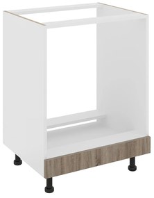 Corp Cuptor Karo, Stejar Sonoma Inchis/Alb, 60 x 50 x 80 cm