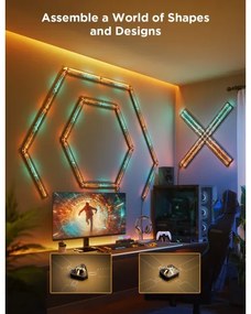 Aplică Govee Smart Gaming (4+1) RGBIC Wi-Fi