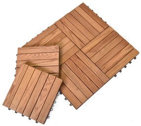 6 plăci de parchet din lemn de frasin Rojaplast - Thermowood